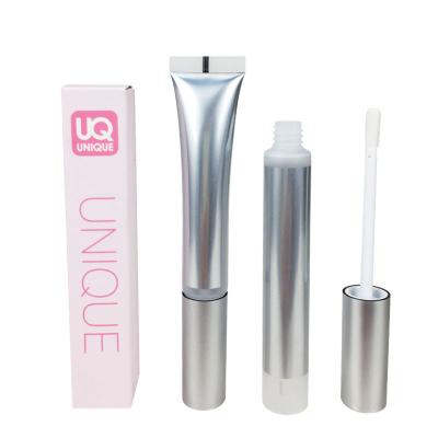 China Cosmetic Empty Lip Gloss Tubes With Magic Wands Logo Custom Container Clear Unique Lip Gloss Squeeze Tube for sale