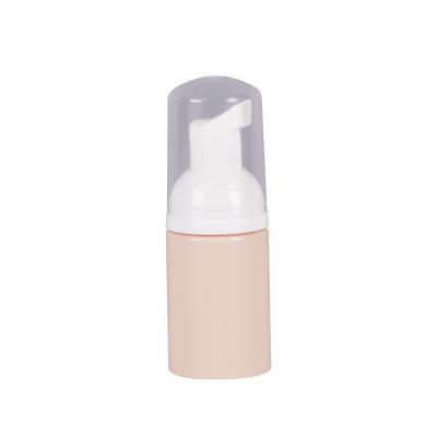 China Recyclable Material OEM Take Along Empty Pink 150 250 500ml Foam Facial Detergent Foam Bottle for sale