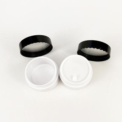 China Custom Empty Plastic Container Matte Cosmetic Jar Hair Color Cream 30ml Leak Proof for sale