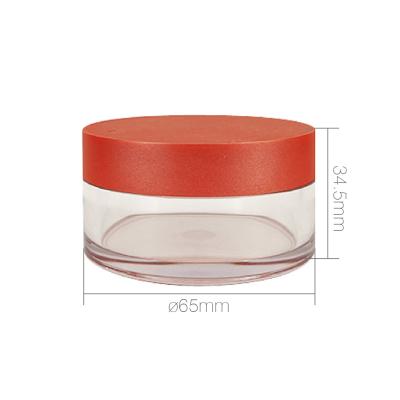 China Mini Round Aluminum Tin Storage PET 30 50 80 100 200 250ML Cosmetic Plastic Essence Face Crean Ointment Can Bump for sale