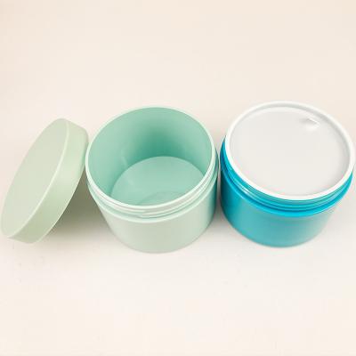 China 30 50 80 100 200 Refillable 250ML Bottles PE Cosmetic Empty Plastic Eyeshadow Container Face Cream Jar for sale