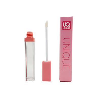 China Cosmetic Plastic Cosmetic Packaging Tube 5ml Capacity Custom Square Lip Gloss Tubes for sale