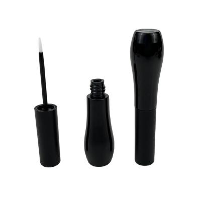 China Cosmetic Packaging Plastic Hose Black Wand Shape Special Mascara Tube for sale