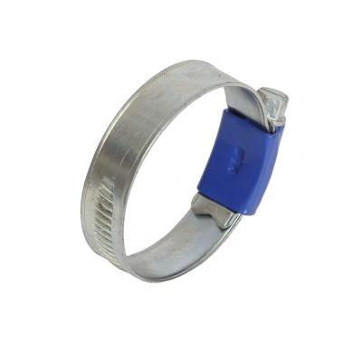 China Stainless steel Hot Selling Customize Blue Housing British Type Pipe Welding Hose Clamp for sale