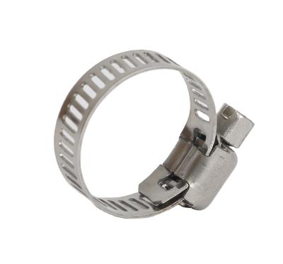 China Stainless steel China Manufacturer High Pressure Flexible Small Diameter American Type Hose Clamp for sale