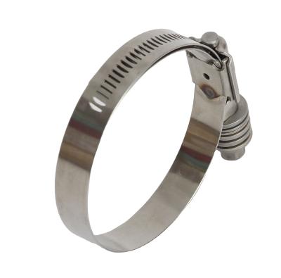 China Stainless steel Professional Heavy Duty High Strength High Torque Hose Clamp With Washer And Liner for sale