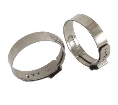 China Stainless steel Hot Sale Stainless Steel High Quality Automotive Single Ear Hose Clamp for sale