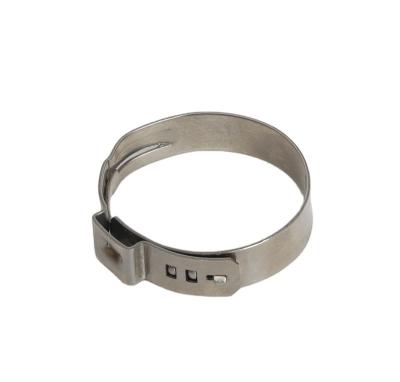 China Stainless steel Competitive Price Pipe Fittings Adjustable Products Single Ear Hose Clamp for sale