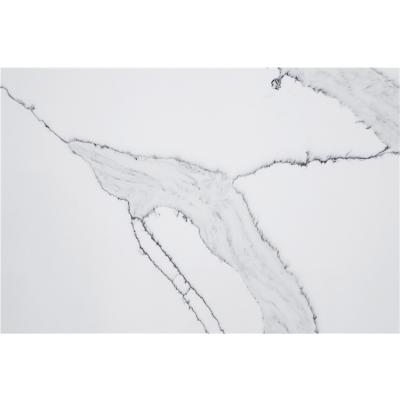 China Modern Hot Sale Artificial Stone White Engineered Quartz Slabs For Countertop for sale