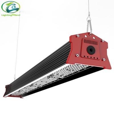 China 200W LED Warehouse High Bay Light with Microwave Motion Sensor Standard Frame Linear Light for sale