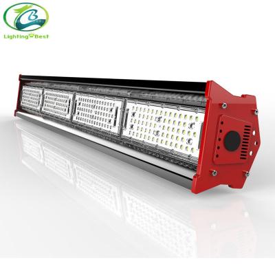 China Warehouse 5 Years Warranty Indoor Warehouse Lighting Industrial Lamp 200w Led Linear High Bay Light for sale