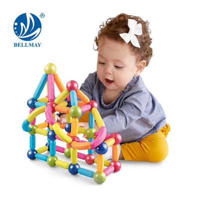 China Bemay Finger Shaping Toy ROD Toys Magnetic 3D Balls and Rods Building Block Educational Toy for Kids for sale