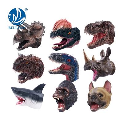 China Bemay Toy Wholesale Educational Realistic Rubber puppet hand puppet hand promotional model Animal Toy For Children for sale