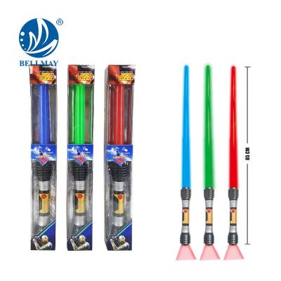 China Wholesale Chinese Toy 85CM Chinese Bemay Swords Cosplay Space Lasers Flashing Light Stick Plastic Toy for sale