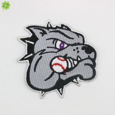 China Service Handmade Embroidered Digitizing Custom Cartoon Form Logo Reflective Fabric Embroidery Patches for sale