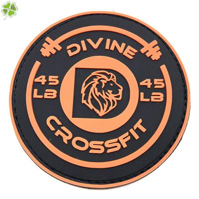 China 3D Bit PVC Custom Rubber Hook And Loop Backing Patches Are Used On Clothing Or Hat Bags for sale