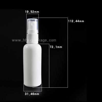 China Hebei shengxiang HDPE  Material 50ml with pump food grade plastic spray bottle for sale