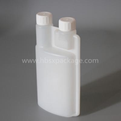 China 500ml HDPE twin neck bottles with  screw caps for sell sample will be free for sale