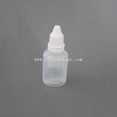 China 20ml LDPE white empty plastic dropper bottle with caps sell well in global market for sale