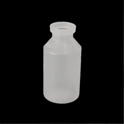 China best selling PE plastic veterinary medicine fish medicine with rubber stopper for vaccine injection for sale