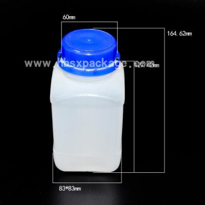 China Pharmacy health supplement capsule pill plastic white/transparent PE medicine bottle for sale