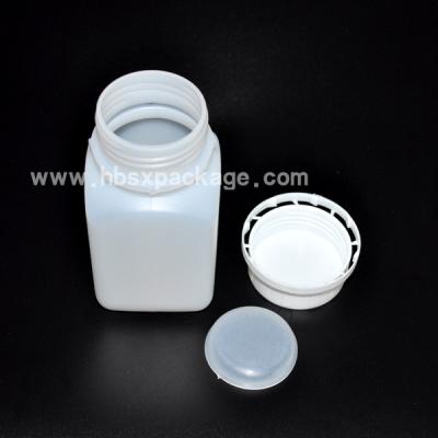 China The may promotion 100cc medical plastic round bottle for capsule in blue color for sale