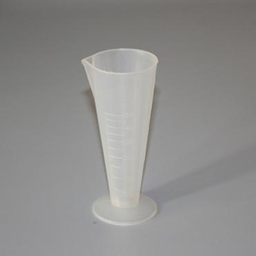 China high quality 50ml/100ml plastic conical measuring  cylinder low price for sale