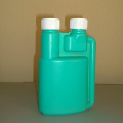 China Quick sales in May .HDPE Plastic Fuel Additive Dispensing Twin Neck Bottle for sale