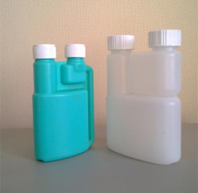 China 100ml to 1000ml HDPE Plastic Fuel Additive Dispensing Twin Neck Bottle à venda