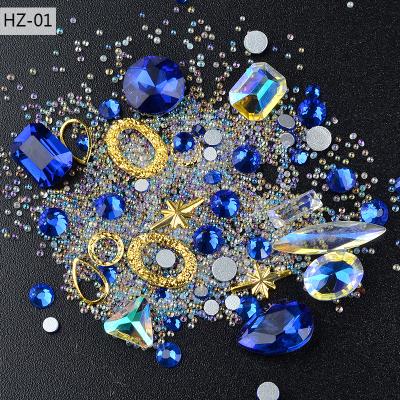 China 2021 Shining New Nail Art Jewelry Diamond Rhinestone Nail Art Decorations for sale