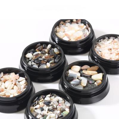 China Easy Apply Nail Decoration Hot Selling Shell Debris Abalone Thick Slices Natural Glitter for sale