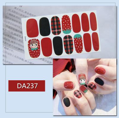 China Easy Apply 2020 New Arrivals Waterproof Nail Art Nail Wrap Sticker for sale