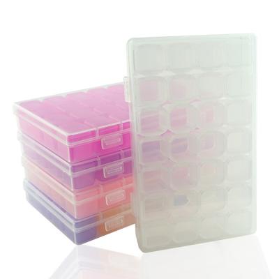 China 28 Viable Grids Storage Box Nail Tools For Nail Art Decorations for sale