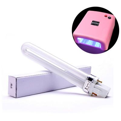 China Wholesale 9w Healthy UV Gel Nail Curing Lamp U Shape Light Tube For Nail Dryer Machine for sale