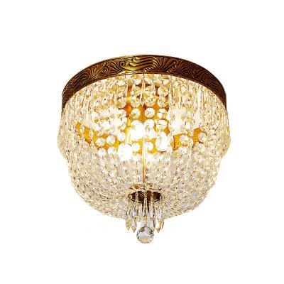 China Clear Crystal Fancy Ceiling Light Fixtures from Crystal Decoration Zhongshan Modern Luxury with China Manufacture Brass Ceiling Recessed Lamp for sale