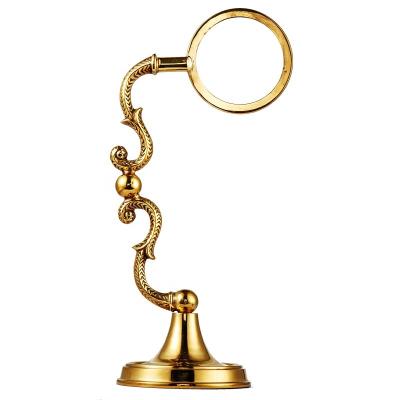 China China Modern Handmade Instrument Simple and Modern European Brass Decorative Magnifier Accessories Style Home Decor for sale