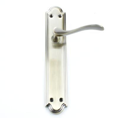 China Wholesale Luxury Zinc Alloy Apartment And Zinc Plated Handles Interior Door Lever Bar for sale