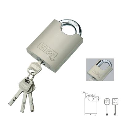 China High Security Factory Wholesale Durable Solid Brass Arc Disc Padlock Shackle Protected Protective Lock With High Quality for sale