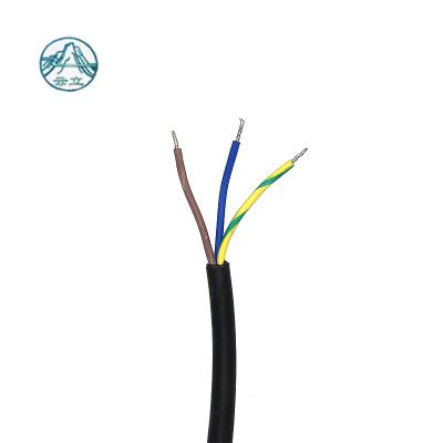 China Black VDE PVC Jacket Electric Current 3x0.5 Heating Wire For Home Appliance for sale