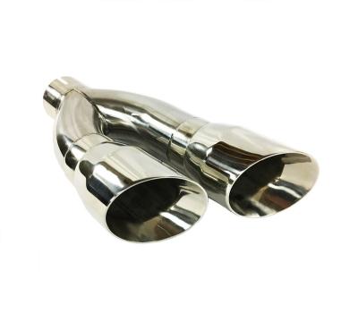 China Weld On Style Dual Wall 8.50 Wide Universal Exhaust Tip 3.00