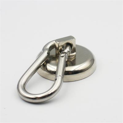 China Industrial Magnet Strong Neodymium Hook Magnet Mountaineering Assistant With Diameter 25mm for sale