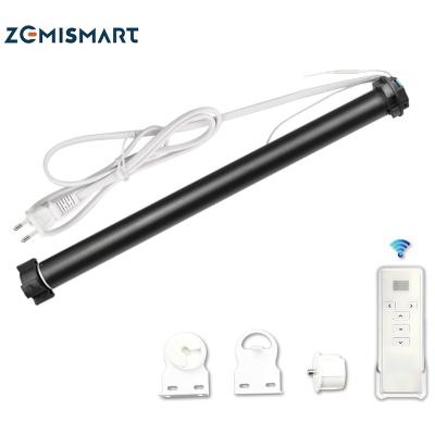 China Minimalist Zemismart Smart Home Tuya Life APP Alexa Echo Google Home Control Electric Curtain Motor WiFi Alexa Blinds Smart Motor for sale