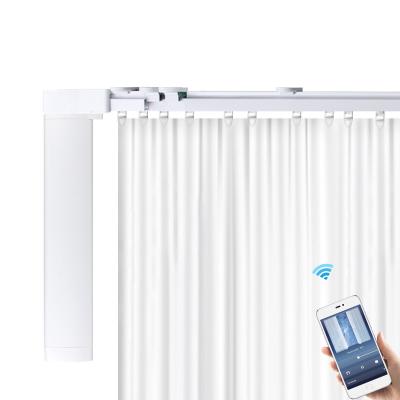 China Zemismart Eco-friendly Electric Drive Curtain Motors Track Accessories Tuya APP Adjustable Alexa Google Assistant Voice Control Track for sale