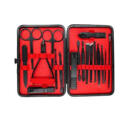 China Daily Nail Care Tools Hot Sale Latest Design Manicure Pedicure Set 18pcs Personal Care Tools Nail Clippers Set for sale