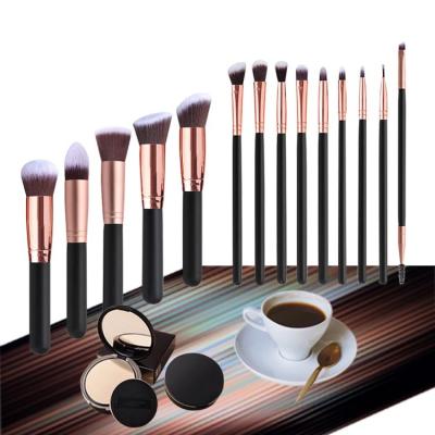 China High Quality OEM Cruelty Free 14 Piece Professional Cosmetic Face Brush Make Up Brush Set for sale