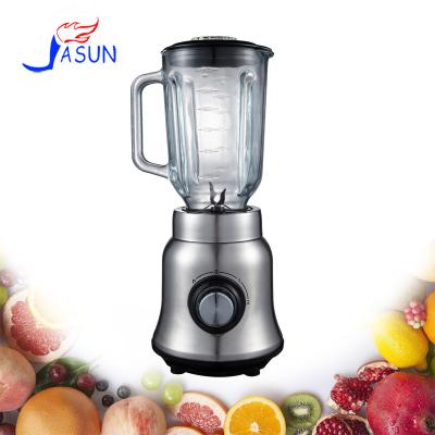 China Household 1.5L Glass Jar Stainless Steel Tabletop Blender Fruit Blender Juice Blender for sale