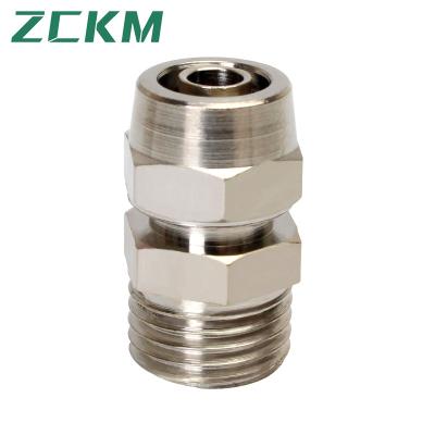 China 6 8 10 12mm Quick Connector Copper Pneumatic Tube Quick Screw Flexible PC 4 Twist Connect Pneumatic Components for sale