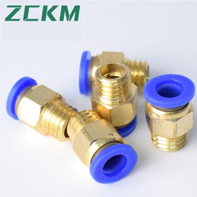 China PC Straight Pneumatic Series Pneumatic Fittings Air Duct Fittings Fittings Building Material Stores 4/6/810/12/14/16mm Air Fitting Quick Connectors for sale