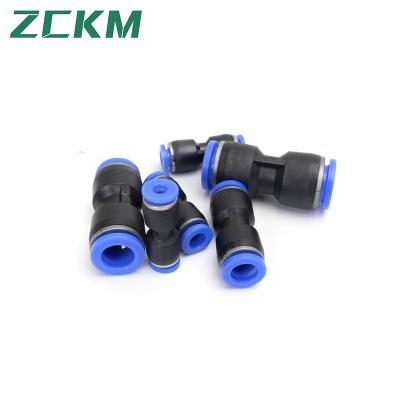 China 4/5/6/8/10/12/14/16 mm PU Push Quick Release Connectors Straight Pneumatic Airline Building Material Stores ZCKM Brand Pneumatic Fittings Parts for sale