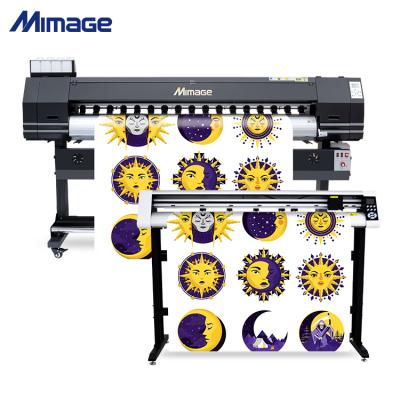 China New update type indoor outdoor advertising Eco solvent printer and cutter printing machine price 1.8m wide 1.6m for sale